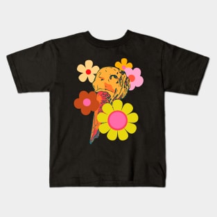 POP CONE SUMMER. POP CONE SUMMER. RETRO POP ART FLOWERS Groovy Melty Summer Fun Kids T-Shirt